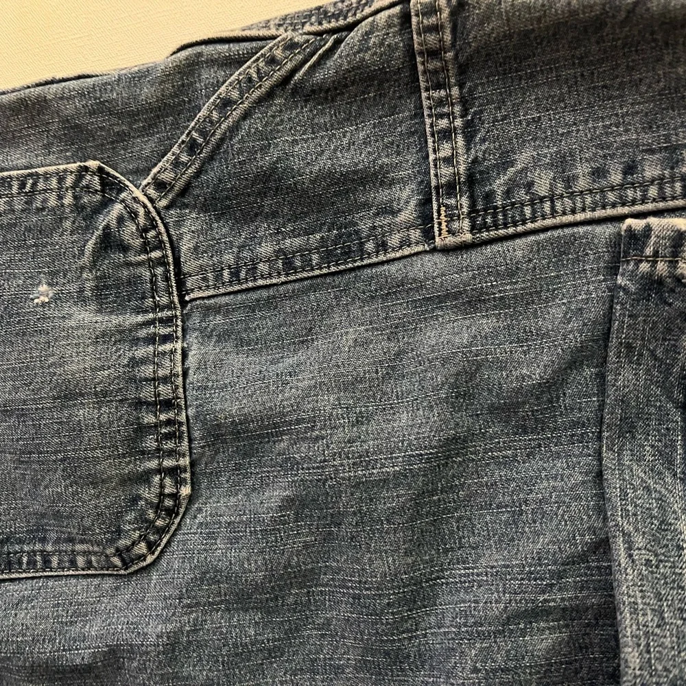 Wrangler Men's Relaxed Carpenter Jeans in Denim Blue 44x32